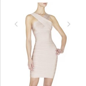 Herve Leger Bandage Dress Blush color